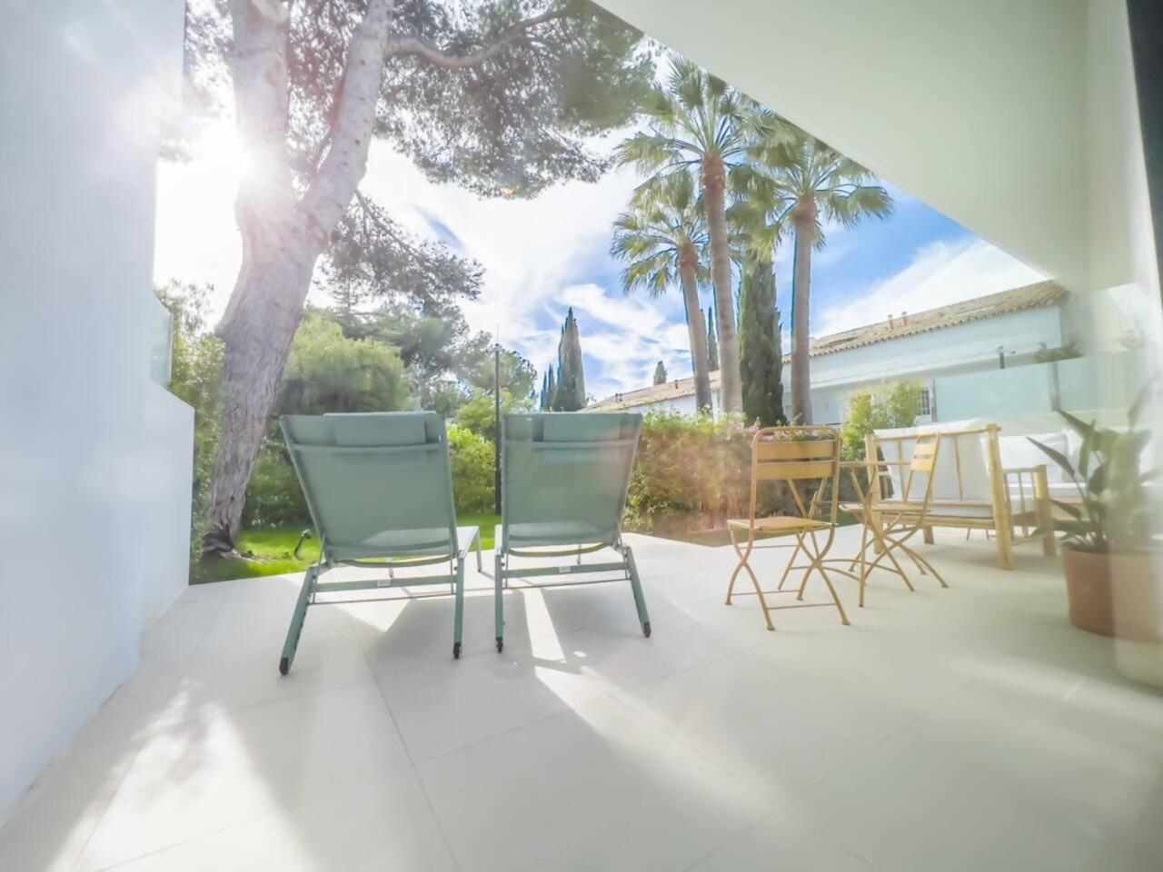 Bajo Con Jardin En La Milla De Oro Apartment Марбеля Екстериор снимка