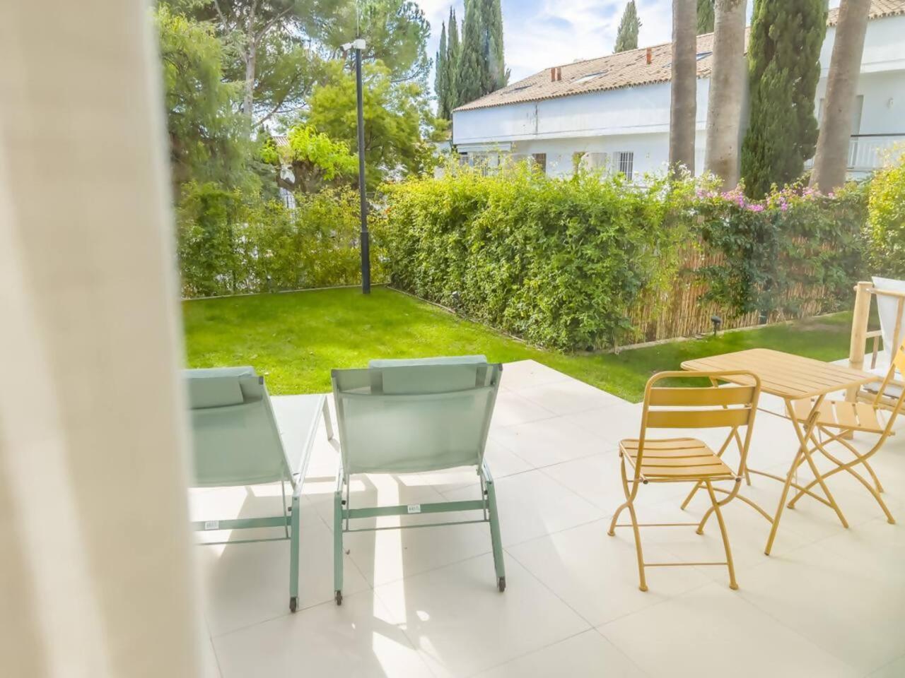 Bajo Con Jardin En La Milla De Oro Apartment Марбеля Екстериор снимка